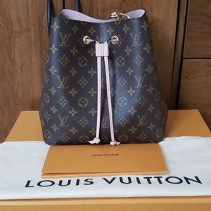 Louis Vuitton NeoNoe Monogram Rose Ballerine